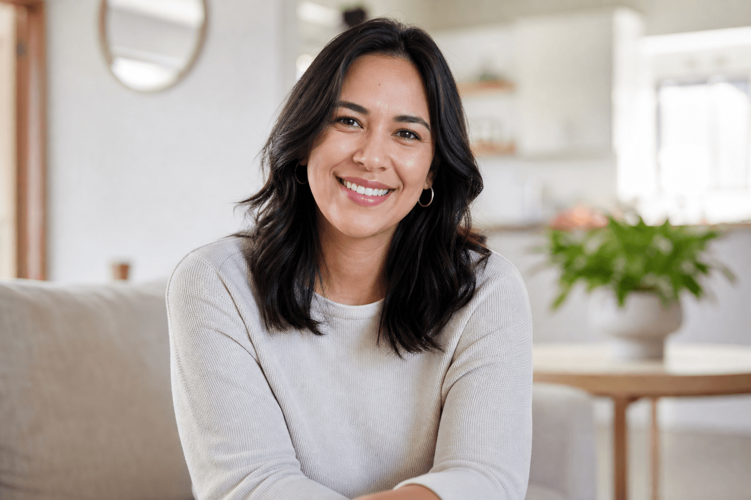 Person achieving health goals